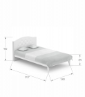 TN.31 - Кровать 120/200 Simple White